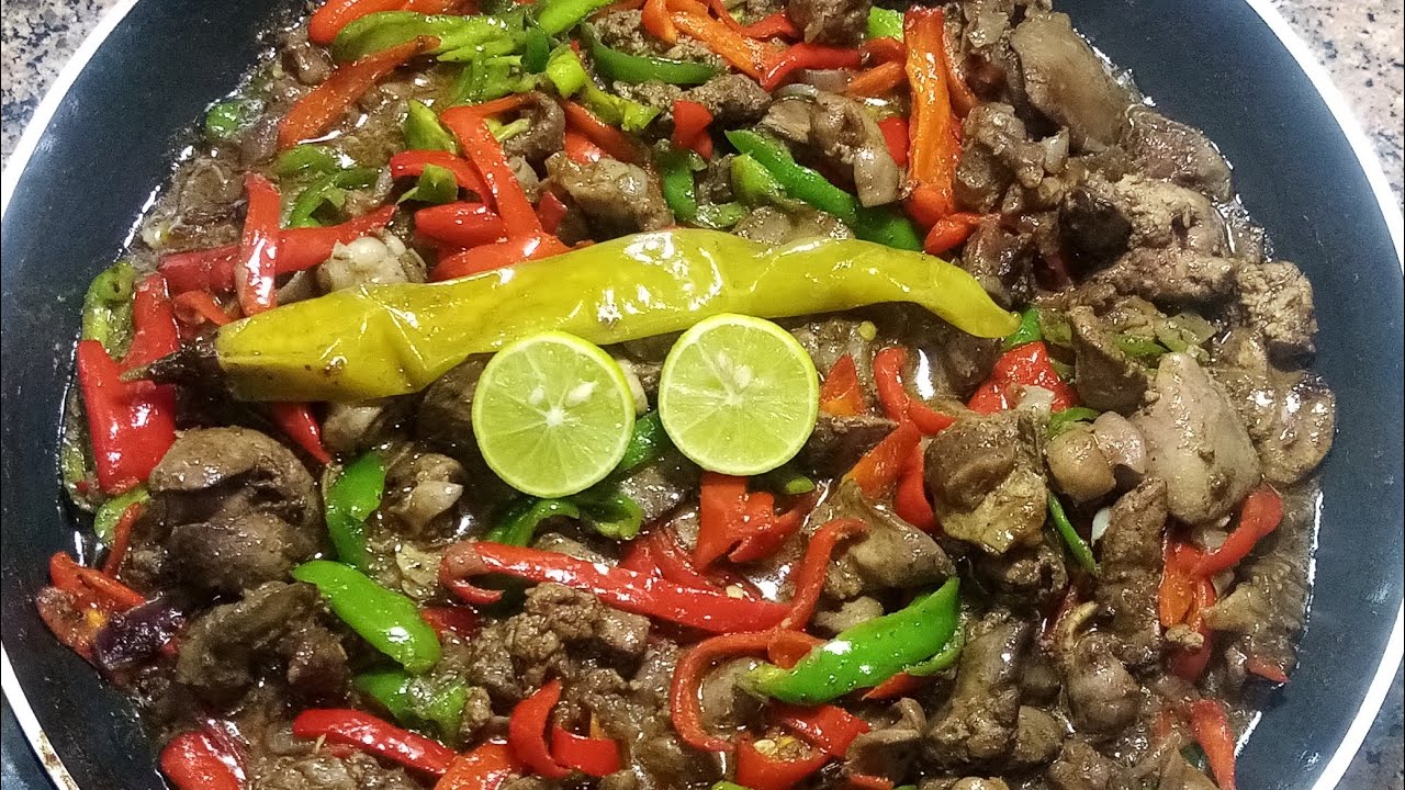  طريقة تحضير الكبدة والقوانص